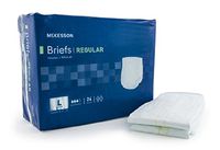 MCK27753100 - Adult Incontinent Brief McKesson Regular Tab Closure Large Disposable Moderate Absorbency