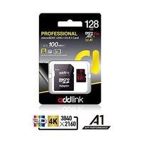 addlink 128GB Micro SD Card SDXC U3 V30 A1 Memory Card with Adapter with Read 100MB/s high Speed