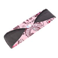 SUPVOX Reusable Sanitary Pads Foldable Bamboo Cloth Washable Menstrual Pad Super-Absorbent Mama Sanitary Towel Pad (Pink Flower)