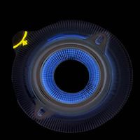 MCK28334905 - Coloplast Inc Colostomy Barrier Assura Extended Wear Silicone Based Large Flange Blue Code Synthetic Resin Cut-to-fit, 3/8 to 2-1/8 Inch Stoma