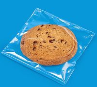 4 3/8x5 3/4 Resealable Cookie Packaging Cello Bags with Adhesive Closure -100Pack