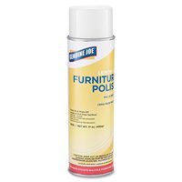 Genuine Joe GJO10351 Lemon Scent Furniture Polish (Net Weight: 17oz .) 20 oz. Can (5)