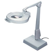 DAZOR Circline All-Purpose Illuminated Magnifier - Model: 8MC-200-4X Base: Clamp WATTAGE: 22 watt 42" Reach