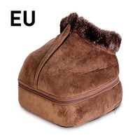 Heated Foot Warmer Foot Muff Snug Feet Warmer Shiatsu Foot and Back Massager with Heat Winter Warm Unisex