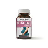 Nurturition Methyl Folate 800 mcg - Non-GMO Prenatal Vitamins - Better Absorption Than Folic Acid - Best Pregnancy Vitamins with Methyl Folate
