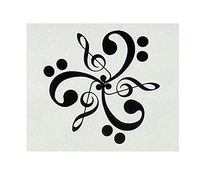 Musical Clef Note Cards with Envelopes Set of 8