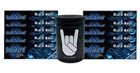 Herb Airtight Container Fresh Kettle with Juicy Jay's Black Magic 1.25 Flavored Hemp Rolling Papers 10 Count DC Crafts Nation- Metal