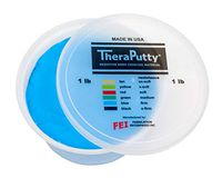 CanDo TheraPutty Standard Exercise Putty, Blue: Firm, 1 lb