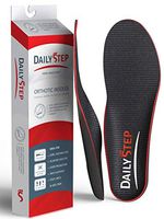 Daily Step Insoles for Men and Women - Built-in Arch Support Shoe Insert - Plantar Fasciitis Insoles - Shoe Insoles for Flat Feet, Heel & Foot Pain Relief - Orthotic Inserts - Work Boots, Casual