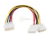 CityNet CC-4PMY2 MOLEX 4-PIN Y SPLITTER CABLE