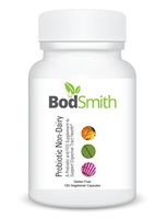 BodSmith Probiotic Non-Dairy is Gluten Free and Non GMO Contains 8 Species of microorganisms to Provide a Full Spectrum of probiotic strains for Proper Digestive Tract Health and Function