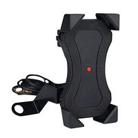 Universal Bike Phone Mount, Bicycle Holder Handlebar Cellphone Adjustable,Fits All Phones， 360° Rotation Adjustable Motorcycle Phone Mount