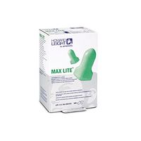 Howard Leight LPF-1-D Max Lite Disposable Foam Uncorded Earplugs, Polyurethane Foam, Small, Green (Pack of 2000)