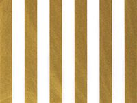 Stripe Tissue Paper - Gold Metallic - 240 Sheets
