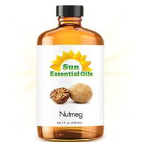 Nutmeg Essential Oil (Huge 8oz Bottle) Bulk Nutmeg Oil - 8 Ounce