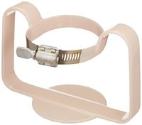 Sammons Preston Bilateral Glass Holder, 2 Heavy Duty Steel Handles Coated in Plastic Provide Sturdy Hold, Adjustable Clamp Fits All Cup Sizes, Drinking Aid for Those with Weak Grip & Poor Coordination