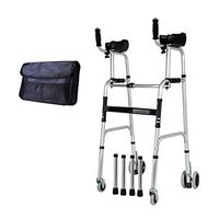Drive Medical Walking Aids Training Equipment Rehabilitation Folding Rollator Walking Frame for Elderly, Seniors, Handicap, Disabled Max 180kg (400lbs)