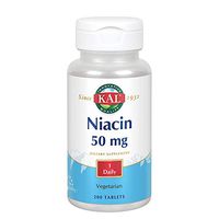 Kal 50 Mg Niacin Tablets, 200 Count