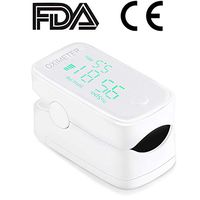 Finger Pulse Oximeter Oxygen Saturation Monitor Pulse Oximeters Fingertip, Blood Oxygen Monitor Finger, Heart Rate Monitor Traveling Use Easy to Carry