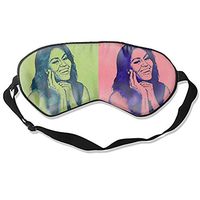 Sleep Mask Lightweight and Comfortable, Super Soft, Adjustable 3D Contoured Eye Masks for Sleeping, Shift Work, Naps, Night Blindfold-Michelle Obama Color
