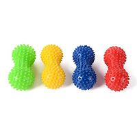 PVC Spurs Foot Massage Peanut Ball Relax Muscle Rehabilitation Training Hedgehog Ball Outdoor Sport Hand Foot Point Peanut Massage Ball Trigger Stress Relief Fitness-discountstore145
