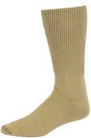 Extra Wide Mens Tan Medical Diabetic Socks 1 Pair - Size 8-11