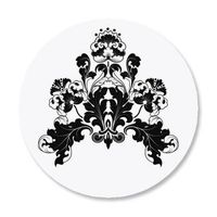 Rococo Envelope Sticker- Set of 144, Flat-Sheet Seals