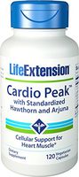 Life Extension Cardio Peak with Standardized Hawthorn and Arjuna, 120 Vegetarian Capsules (Pack of 2)