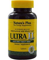 NaturesPlus Ultra II Multivitamin, Sustained Release - 60 Vegetarian Tablets - Daily Whole Food Vitamin & Mineral Supplement for Overall Health - Natural Energy Booster - 60 Servings