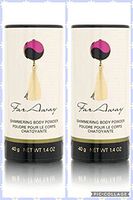 Avon FAR AWAY Shimmering Body Powder 1.4 Oz LOT OF 2 Sold by The Glam Shop