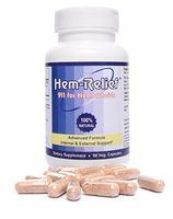 Western Herbal and Nutrition | Hem-Relief 911 for Hemorrhoids | 100% Natural Advanced Formula | Fast Acting | Internal & External Support | 90 Capsules