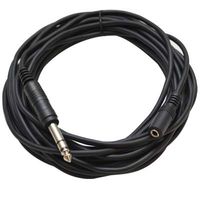 Seismic Audio - SA-iEFRM25 - 25' Headphone Extender Cable 1/4" TRS Male to 1/8" (3.5mm) Female