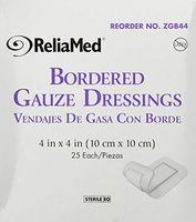 ReliaMed Sterile Bordered Gauze Dressing 4" x 4"