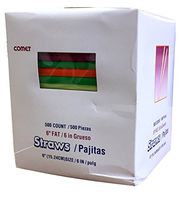 Comet - Fat Drinking Straws - Rainbow - 500 Count (2)