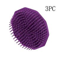 Silicone Shampoo Scalp Shower Body Washing Hair Massage Massager Brush Comb