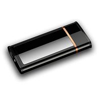 JIMUJIMU Fingerprint Sensor USB Lighter Rechargeable Electronic Cigarettes Lighter Windproof with Gift Box