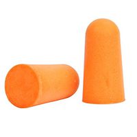 Vacally Creative Soft Foam Ear Plugs, Tapered Travel Sleep Noise Prevention Earplugs Improve Sleep Quality for Women Men,5 Candy Colors (Orange, 1Pair)