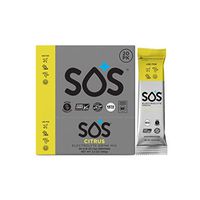 SOS Hydration Electrolyte Replacement Powder Drink Mix, Doctor Formulated for Sport, Travel, Illness and Hangover, Keto, Fast-Dissolving, Supplement Stick Packets- Citrus (20 Count)