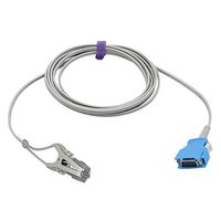 Compatible Nihon Kohden Veterinary Spo2 Sensor Animal Ear Tongue Clip 9.8 ft 14 Pin Connector