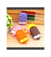 Cute Chocolate Popsicle Ice Cream Contact Lens case for Lenses Container Box for Glasses,Random