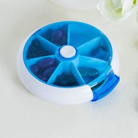 Bhbuy 7 Day Pill Box Case Container Pill Organizer Dispenser (Blue)