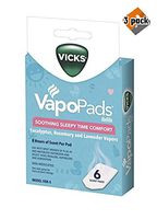 Vicks Sleepytime Waterless Vaporizer Scent Pads Rosemary, Lavender and Eucalyptus Scented Vapor Pad Refills, Vicks VapoPad Aromatic Pads for Use with Vaporizers - 3 Pack