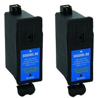 Amsahr 30XL Compatible Replacement Kodak Ink Cartridges for Select Printers/Faxes - 2 Pack, Black