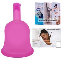 DXJJ Reusable Menstrual Cup for Women Alternative Tampons Silicone Safety Lady Cups,4PCS,S