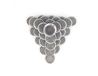 Inhale&Exhale Crystal Pipe Screens, 36pcs 0.5Inch Diameter Premium Stainless Steel Mental Screen Filters for Crystal Pipe Use (36)