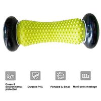 Foot Massage Roller for Plantar Fasciitis, Heel & Foot Arch Pain Massager Relief Stress and Relaxation Multifunctional for Full Body,Black