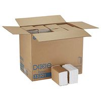 Dixie Basic Tall-Fold 1-Ply Dispenser Napkin Refill (Previously HyNap) by GP PRO (Georgia-Pacific), White, 33201, 250 Napkins Per Pack, 40 Packs Per Case