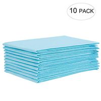 Disposable Bed Pads, Homkare Disposable Incontinence Bed Pads, Disposable Underpads, 1500ml Super Absorbency, Extra Large Waterproof Disposable Bed Mats for Adults, Kids (10 Pads, 32” x 36” Inch)