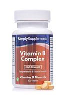 Vitamin B Complex Tablets | Contains All 8 Essential B Vitamins | 120 Tablets | Manufactured in The UK