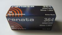 10x Renata 364 SR621SW Swiss Watch Battery 1.55v